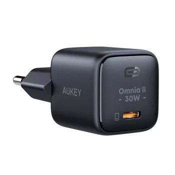 Netzteil Aukey PA-B1L USB-C 30W Schwarz — kompakter USB‑C PD Power-Adapter