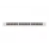 Lanberg PPS7-1024-S Patchpanel 19 Zoll 1U, 24 Ports, Cat7, FTP geschirmt, grau