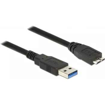 USB-Kabel DeLOCK 85076 USB 3.2 Gen 1 5m USB A Micro-USB B Schwarz