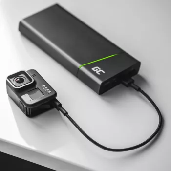 USB-Kabel Green Cell KABGC19 USB 2.0 2m USB A USB C Schwarz