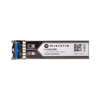 Netzwerk-Transceiver-Modul MikroTik S-31DLC20D SFP 1310 nm 1250 Mbit/s 20 km LC