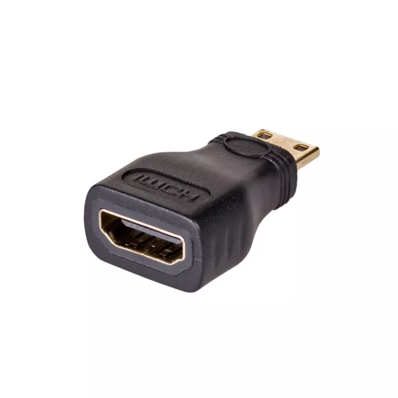Akyga AK-AD-04 HDMI-Adapter, HDMI-Buchse auf Mini-HDMI-Stecker, Schwarz