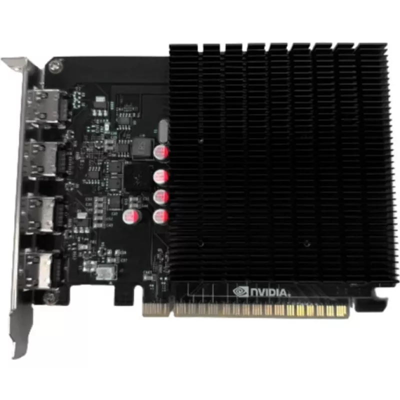Biostar VN7313TG46 GeForce GT 730 Grafikkarte, 4 GB, 4x HDMI, passive Kühlung
