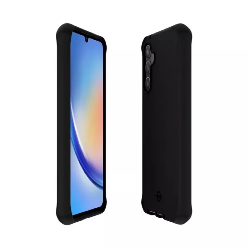 Mobilis Spectrum_R 066040 Hülle für Samsung Galaxy A34 5G, Solid Black matt