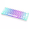Thock Compact Wireless Pudding Onyx White, Gaming-Tastatur Weiß, DE-Layout, Kailh Box Red