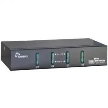 Inter-Tech Argus KVM-AS-41DA - KVM-/Audio-Switch - 4 x KVM/Audio - Desktop (88887201)