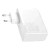 Travel Charger Baseus GaN2 Pro Quick 2x USB + 2x USB-C, 100W, EU (Weiß)