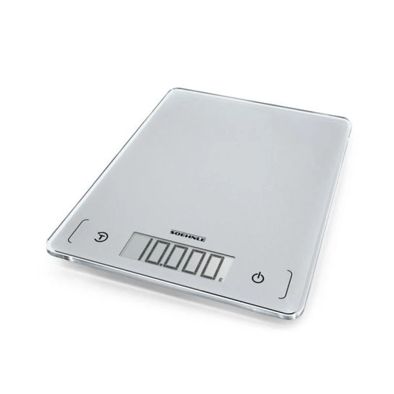 Soehnle Page Comfort 300 Slim elektronische Küchenwaage, Silber, 61504