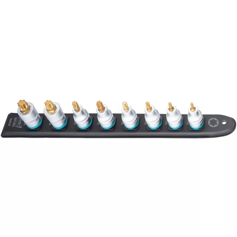 Hazet SmartRail 992T-SR/8 1/2" Torx-Steckschlüsselsatz, 8-teilig, T20-T60, kurz