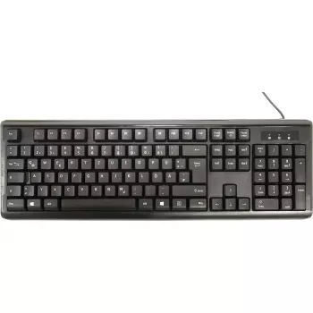 Inter-Tech AC KB-102DE Desktop USB SCHWARZ 1000dpi 105 Tasten Kabelgebunden (88884138)