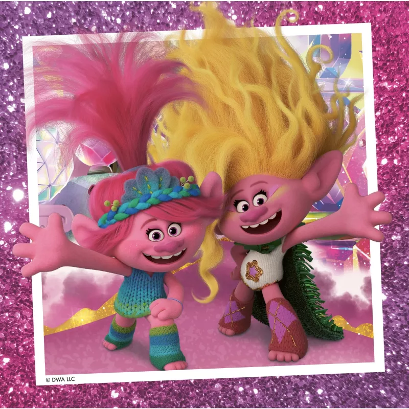 Kinderpuzzle Trolls 3 (3x 49 Teile)