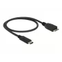 USB-Kabel DeLOCK 0,5 m USB3.1 C - MicroUSB3.1 B