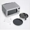 Kombi-Mikrowelle SEVERIN MW 7918, Standgerät, 25 L, 900 W, LED-Anzeige, Silber