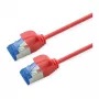 ROLINE Patchkabel Cat.6A (Klasse EA) S/FTP (PiMF), LSOH, PoE, Rot, 1,5 m