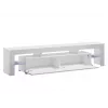 Cama Meble TORO 200 TV-Lowboard, grau/weiß Hochglanz