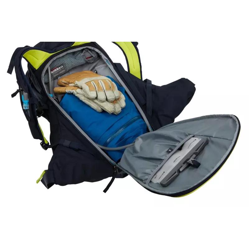 Thule 3610 Upslope 35L Removable Airbag 3.0 Ready Ski And Snowboard Backpack Lime Punch