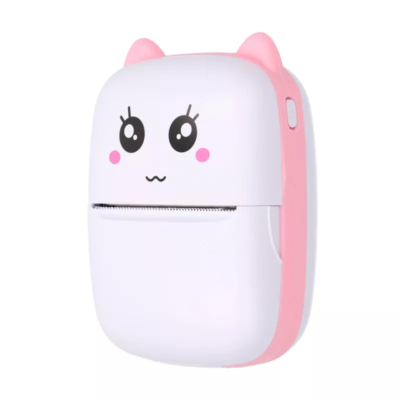 Thermo-Kassenbondrucker Extralink EPP-001 Pink mit 5 Rollen Blanko-Thermopapier