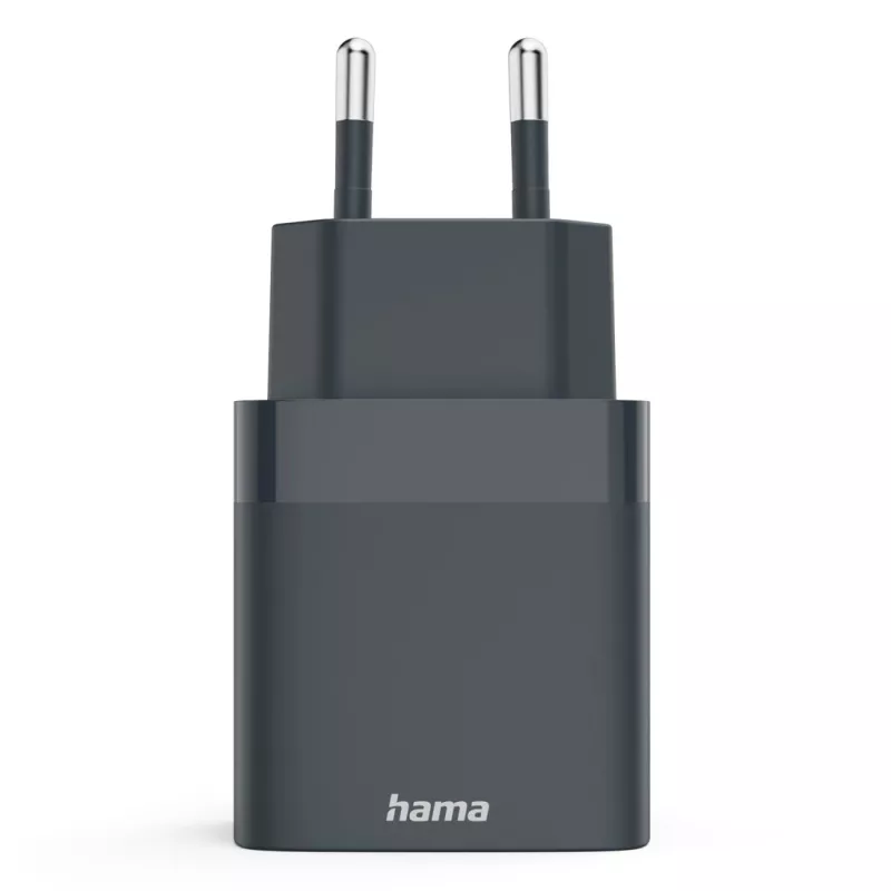 Hama 00086442 Ladegerät für Mobilgeräte Smartphone Grau AC Schnellladung Innenbereich