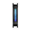 Thermaltake Riing 14 LED 256 Color CL-F043-PL14SW-B Gehäuselüfter 140 mm, 3er-Pack, 600–1400 U/min, 4-Pin