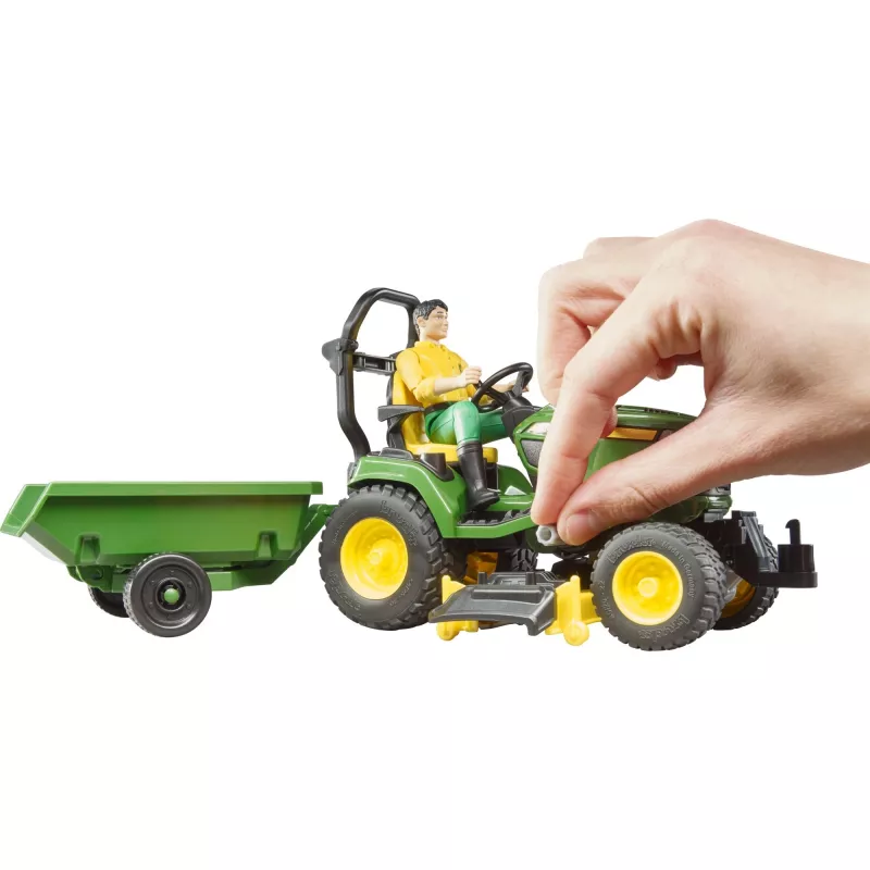 Bruder bworld John Deere Aufsitzrasenmäher, Modellfahrzeug