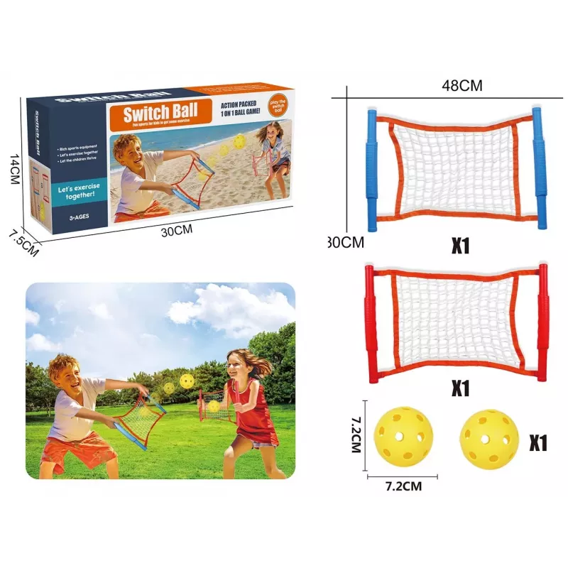 Strand-Netzfangspiel