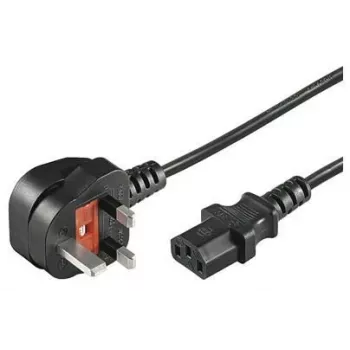 Microconnect PE090405 Stromkabel Schwarz 0,5 m Netzstecker Typ G Kaltgerätestecker C13