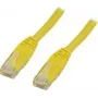 Netzwerkkabel Deltaco UTP Cat6 RJ-45 1 m Gelb