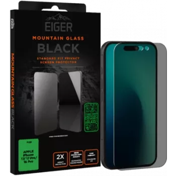 Datenschutz-Displayschutz aus gehärtetem Glas Eiger EGMSP00334 für Apple iPhone 16 Pro / 17 / 17 Pro