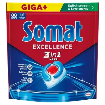 Somat 3-in-1 Geschirrspülkapseln, 88 Stück