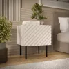 Nachttisch Cama LUCCA, cama meble, 47x40x52 cm, cashmere, MDF/Spanplatte, 2er-Set