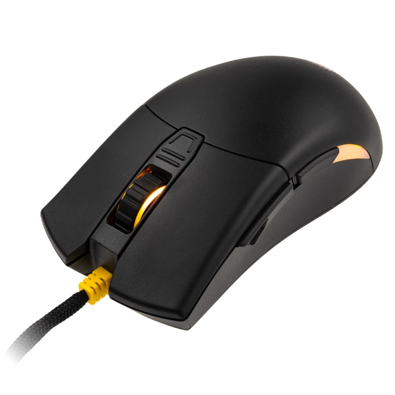 Ducky Secret M Retro Maus Rechtshändig USB Typ-A Optisch 16000 DPI