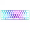 Thock Compact Wireless Pudding Onyx White, Gaming-Tastatur Weiß, DE-Layout, Kailh Box Red