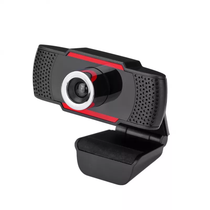 Manta W182 Webcam, HD 720p, 30 fps, eingebautes Mikrofon, USB 2.0, Schwarz