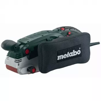 Metabo BAE 75. Bandschleifer, Staubbehälter Typ Vakuumbeutel. Leistung 1010 W, Gewicht 4,7 kg, Größe der Schleifplatte (BxT) 75 x 533 mm, Spannsystem
