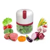 Beper P102ROB050 USB-wiederaufladbarer Zerkleinerer, 0,25 L, 30 W, Weiß/Rot