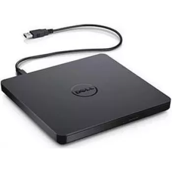 Externes DVD-Laufwerk Dell DW316 USB 2.0, schlankes tragbares optisches Laufwerk zum Lesen und Beschreiben von CDs/DVDs