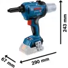 Bosch GRG 18V-16 C Professional (0 601 9K5 001) Akku-Nietpistole, 18 V, 2 × 4,0 Ah, L-BOXX