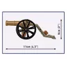 Französischer Artillerist mit Kanone Bausteinset, 97 Teile