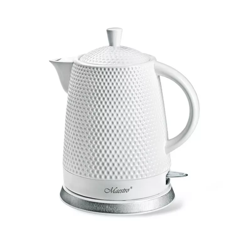 Maestro MR-069-WHITE Keramik-Wasserkocher, 1,5 L, 1500 W, Weiß