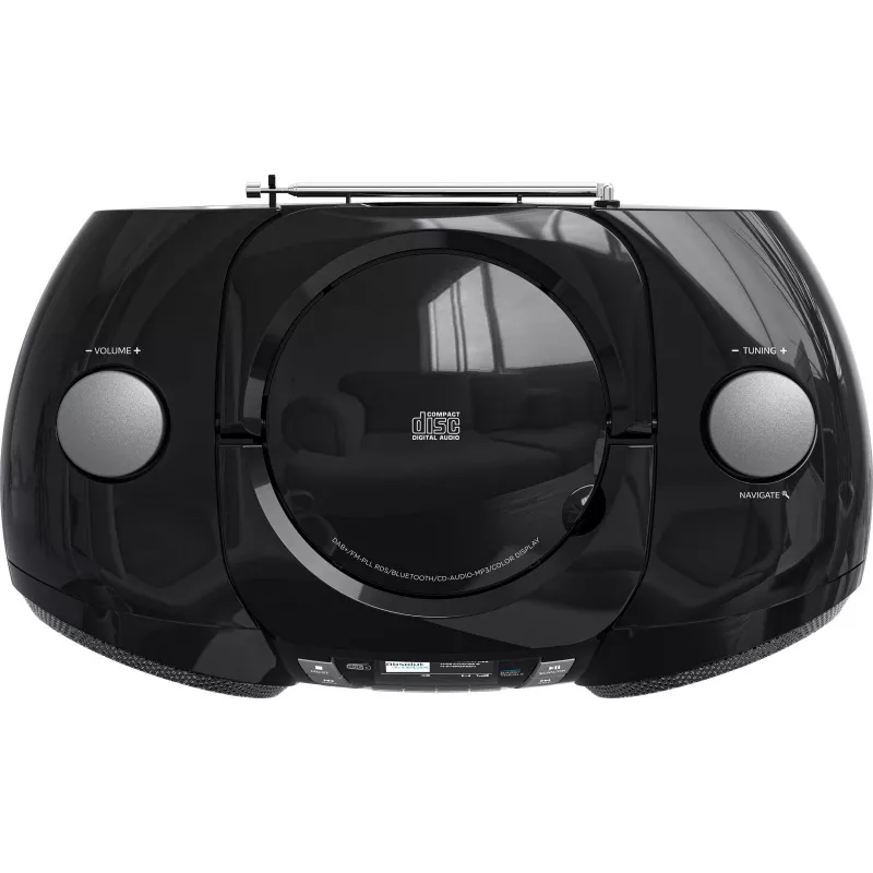 Sencor SPT 6510DB tragbarer DAB+ Boombox, CD/MP3/USB/SD, Bluetooth 5.3, FM RDS, 16 W, schwarz