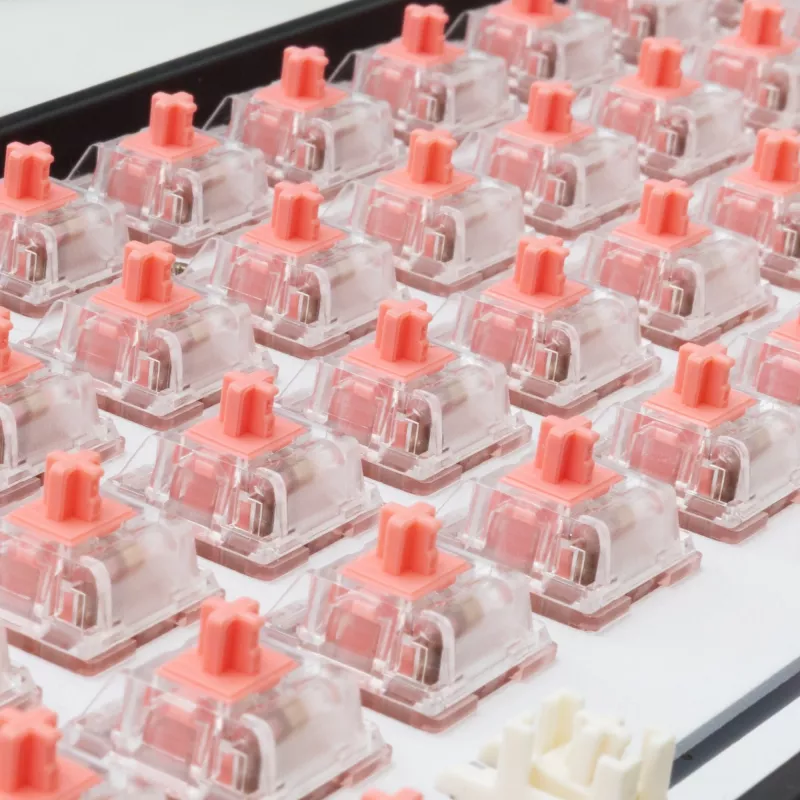 White Shark Venom Rose mechanische Tastaturschalter, 65 Stück