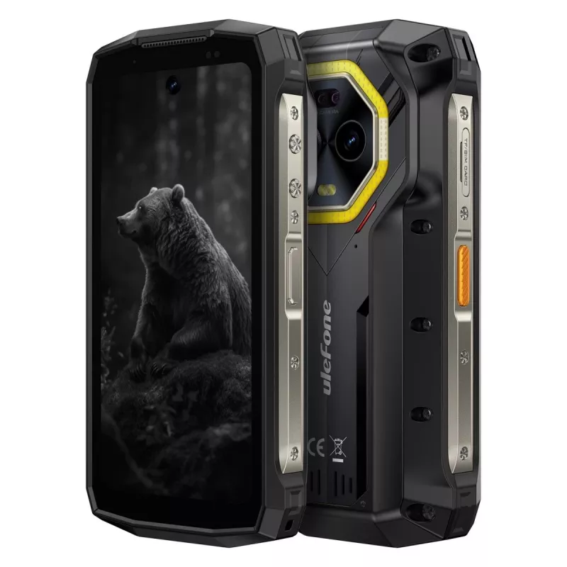 Ulefone Armor Mini 20 Smartphone, 4,7 Zoll, Helio G99, 8GB RAM, 256GB, 6200 mAh, Android 14, Schwarz
