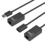 Netzwerkkabel UNITEK Y-UE01001 Dock/Port-Replikator USB 3.0 60 m Schwarz