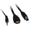 KVM-Switch Inter-Tech IPC AS-22HUS 2 Ports USB