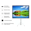 Maclean MC-536 Projektionsleinwand mit Stativ, 72 Zoll, 4:3