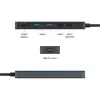 Hyper HyperDrive Flex HD4101BKGL 5-Port-USB-C-Hub (2x USB-A, 1x USB-C, 1x HDMI), schwarz