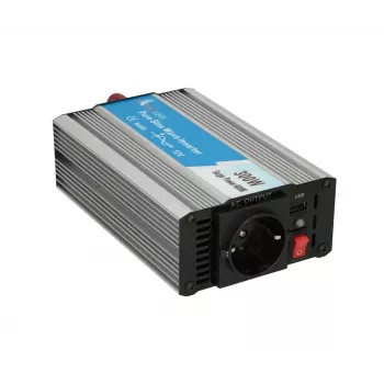 Spannungswandler Extralink OPIP-300W 12V 300W reiner Sinus, Aluminiumgehäuse, aktive Kühlung
