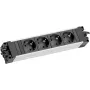 Bachmann STEP ALU 906.18802 Steckdosenleiste, 4x CEE 7/3 Buchsen, GST18i3