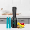 Cecotec Power Titanium 350 EasyGo Standmixer, 350 W, 2 x 600-ml-Becher, Schwarz