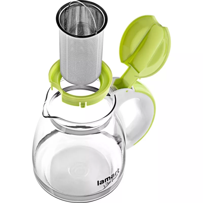 Lamart LT7028 Kanne mit Aufgusseinsatz, 1,5 l, Grün